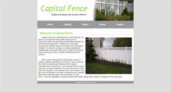 Desktop Screenshot of capital-fence.com
