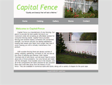 Tablet Screenshot of capital-fence.com
